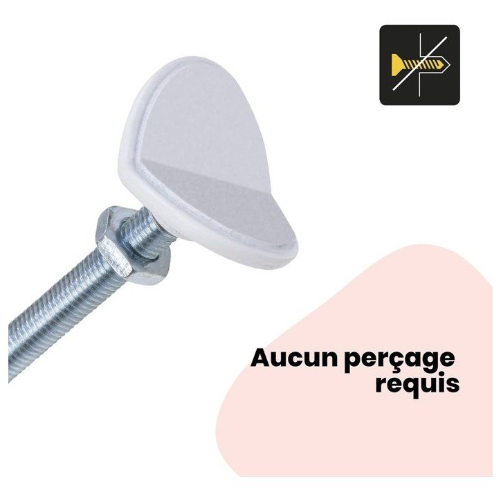 SAFETY 1ST Adaptateur de balustrade pour barriere de sécurité enfant - Lot de 2 SAFETY 1ST Adaptateur de balustrade pour barriere de sécurité enfant - Lot de 2