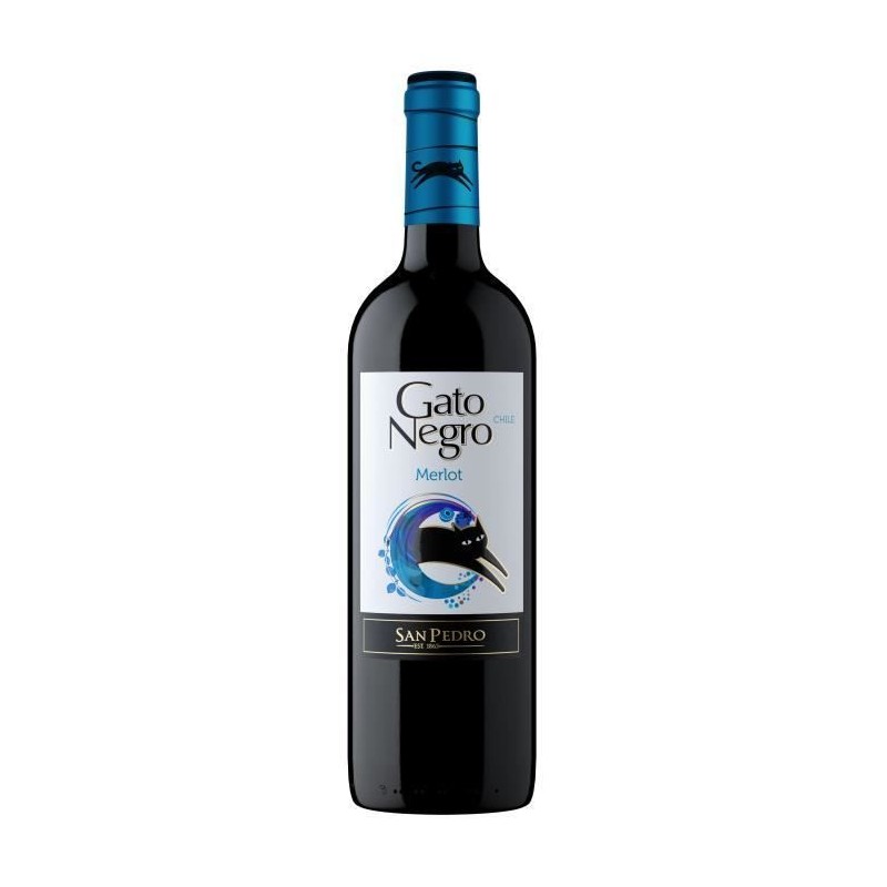 Gato Negro 2024 Merlot - Vin rouge du Chili Gato Negro 2024 Merlot - Vin rouge du Chili