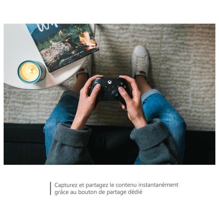 Manette de jeu + câble USB-C - Xbox - Sans fil - Noir Manette de jeu + câble USB-C - Xbox - Sans fil - Noir