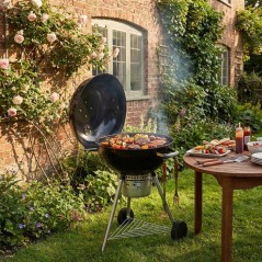 Barbecue charbon - Little Balance - Kettle - Noir - 57 x 57 cm - Surface de cuisson 54 x 54 cm