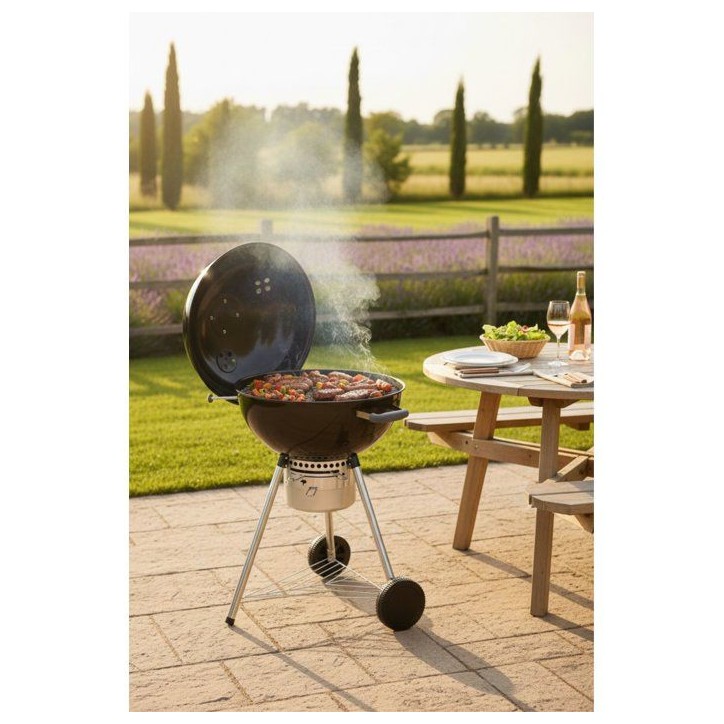 Barbecue charbon - Little Balance - Kettle - Noir - 57 x 57 cm - Surface de cuisson 54 x 54 cm Barbecue charbon - Little Balance - Kettle - Noir - 57 x 57 cm - Surface de cuisson 54 x 54 cm