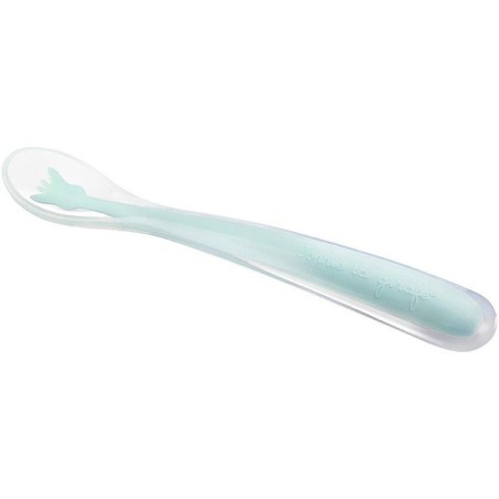 Cuilleres bébé - SOPHIE LA GIRAFE - 2 cuilleres silicone - Douces - Ergonomiques