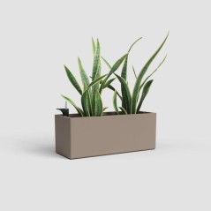 Jardiniere - ARTEVASI - Rimini SWS 51 MA - Intérieur/extérieur - Plastique - 51 x 20 x H20 cm - 17 L - Taupe