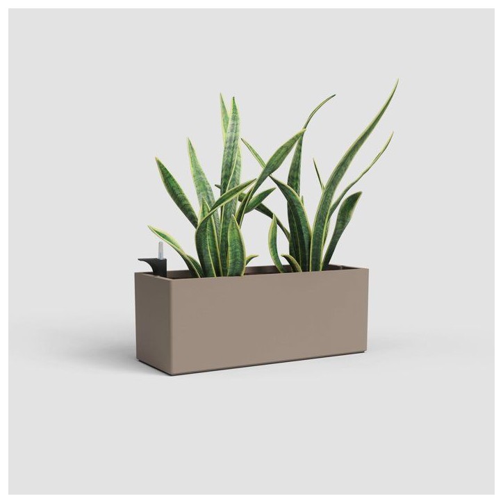 Jardiniere - ARTEVASI - Rimini SWS 51 MA - Intérieur/extérieur - Plastique - 51 x 20 x H20 cm - 17 L - Taupe Jardiniere - ARTEVASI - Rimini SWS 51 MA - Intérieur/extérieur - Plastique - 51 x 20 x H20 cm - 17 L - Taupe