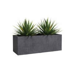 ARTEVASI Jardiniere - SYDNEY - Plastique - Anthracite - 80 cm - 57 L - Dimensions: 79.5x29.5x29.5 cm