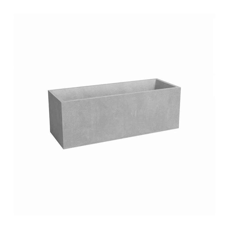 ARTEVASI Jardiniere - SYDNEY - Plastique - Gris Clair - 80 cm - 57 L -