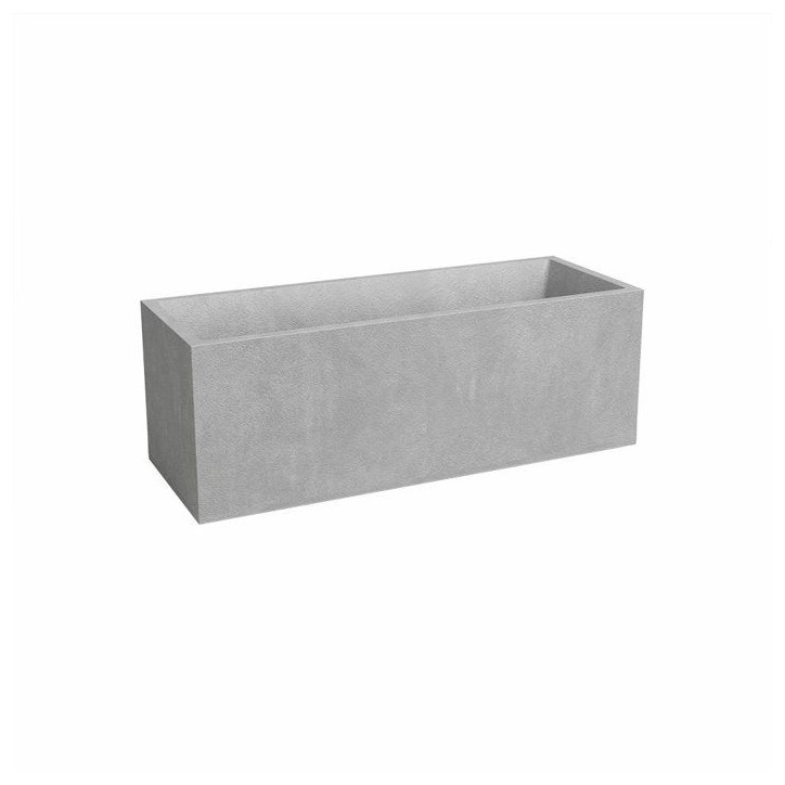 ARTEVASI Jardiniere - SYDNEY - Plastique - Gris Clair - 80 cm - 57 L - Dimensions: 79.5x29.5x29.5 cm ARTEVASI Jardiniere - SYDNEY - Plastique - Gris Clair - 80 cm - 57 L - Dimensions: 79.5x29.5x29.5 cm