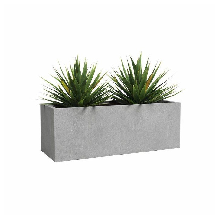 ARTEVASI Jardiniere - SYDNEY - Plastique - Gris Clair - 80 cm - 57 L - Dimensions: 79.5x29.5x29.5 cm ARTEVASI Jardiniere - SYDNEY - Plastique - Gris Clair - 80 cm - 57 L - Dimensions: 79.5x29.5x29.5 cm