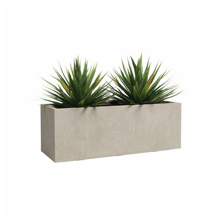 ARTEVASI Jardiniere - SYDNEY - Plastique - Creme - 80 cm - 57 L - Dimensions: 79.5x29.5x29.5 cm ARTEVASI Jardiniere - SYDNEY - Plastique - Creme - 80 cm - 57 L - Dimensions: 79.5x29.5x29.5 cm