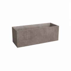 ARTEVASI Jardiniere - SYDNEY - Plastique - Taupe - 80 cm - 57 L - Dime