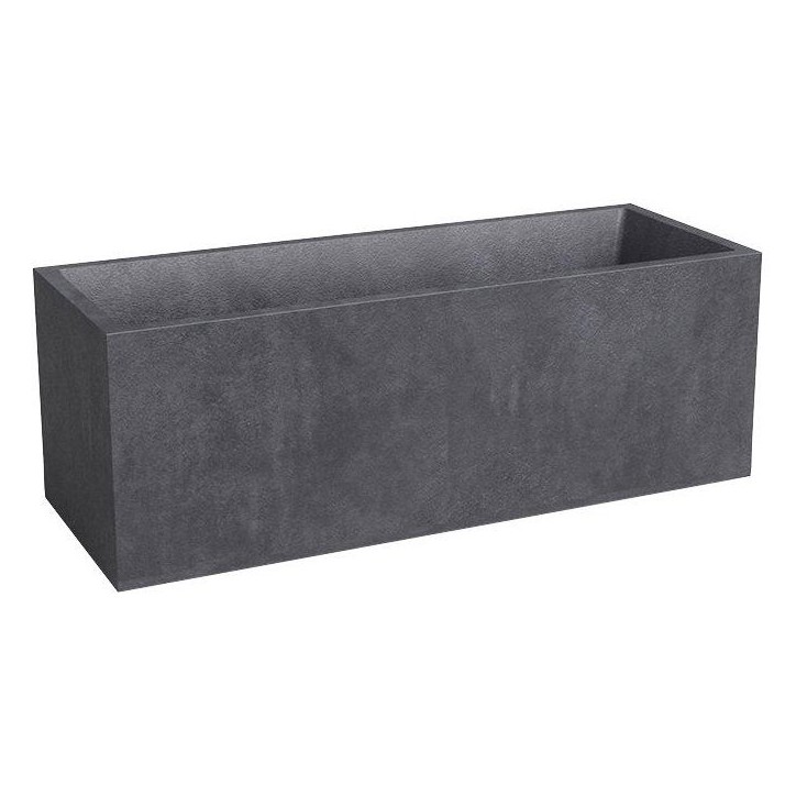 ARTEVASI Jardiniere - SYDNEY - Plastique - Anthracite - 100 cm - 98 L - Dimensions: 99.5x39.5x43 cm