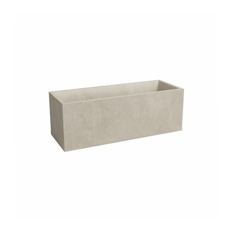 ARTEVASI Jardiniere - SYDNEY - Plastique - Creme - 100 cm - 98 L - Dim