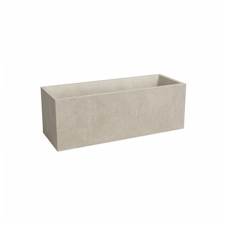 ARTEVASI Jardiniere - SYDNEY - Plastique - Creme - 100 cm - 98 L - Dimensions: 99.5x39.5x43 cm ARTEVASI Jardiniere - SYDNEY - Plastique - Creme - 100 cm - 98 L - Dimensions: 99.5x39.5x43 cm