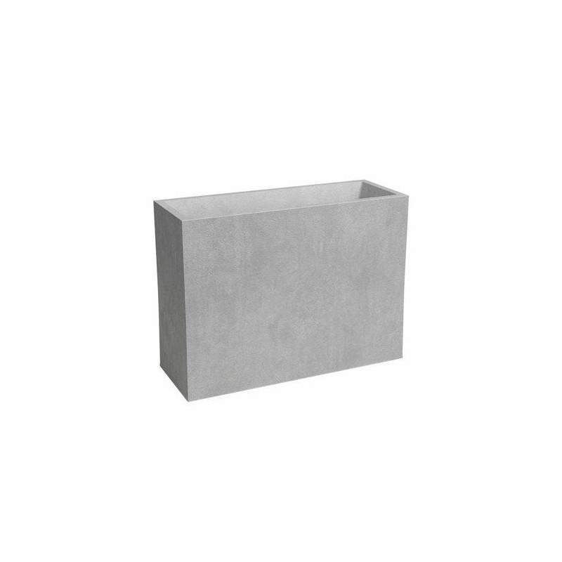 ARTEVASI Jardiniere haute - SYDNEY - Plastique - Gris Clair - 80 cm -