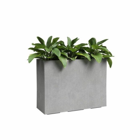 ARTEVASI Jardiniere haute - SYDNEY - Plastique - Gris Clair - 80 cm - 50 L - Dimensions: 79.5x29.5x68 cm