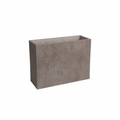 ARTEVASI Jardiniere haute - SYDNEY - Plastique - Taupe - 80 cm - 50 L