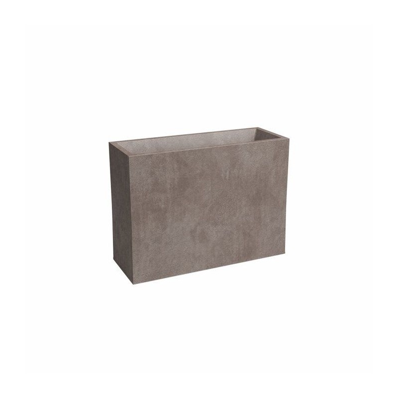 ARTEVASI Jardiniere haute - SYDNEY - Plastique - Taupe - 80 cm - 50 L