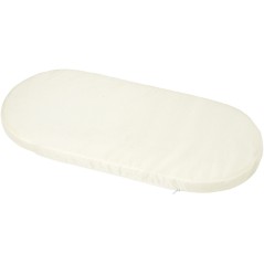 Matelas Nacelle - 72 x 32 cm - Ep. 4 cm - Beige Ecru - TINEO