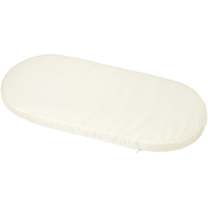 Matelas Nacelle - 72 x 32 cm - Ep. 4 cm - Beige Ecru - TINEO Matelas Nacelle - 72 x 32 cm - Ep. 4 cm - Beige Ecru - TINEO