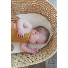 Matelas Nacelle - 72 x 32 cm - Ep. 4 cm - Beige Ecru - TINEO