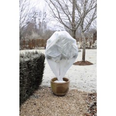 Housse d'hivernage - NATURE - Diametre 100 cm - Hauteur 160 cm - Blanc