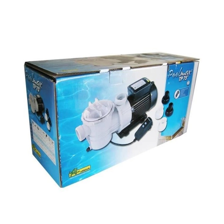 Pompe de filtration Ubbink pour piscine - Poolmax TP75 - 0,75CV - Débit max 14400l/h - garantie 2 ans