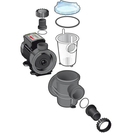 Pompe de filtration Ubbink pour piscine - Poolmax TP120 - 1,20CV - Débit max 18000l/h - garantie 2 ans