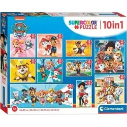 Clementoni -Puzzle 10 en 1 - Pat' Patrouille