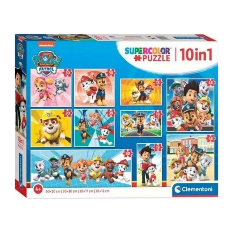 Clementoni -Puzzle 10 en 1 - Pat' Patrouille Clementoni -Puzzle 10 en 1 - Pat' Patrouille