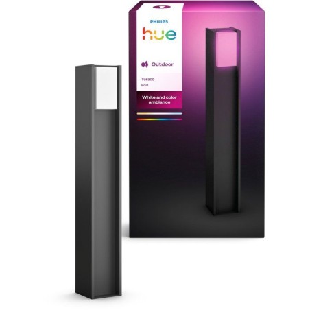Borne lumineuse - PHILIPS HUE - Turaco - Gris anthracite - IP44 - Lumi