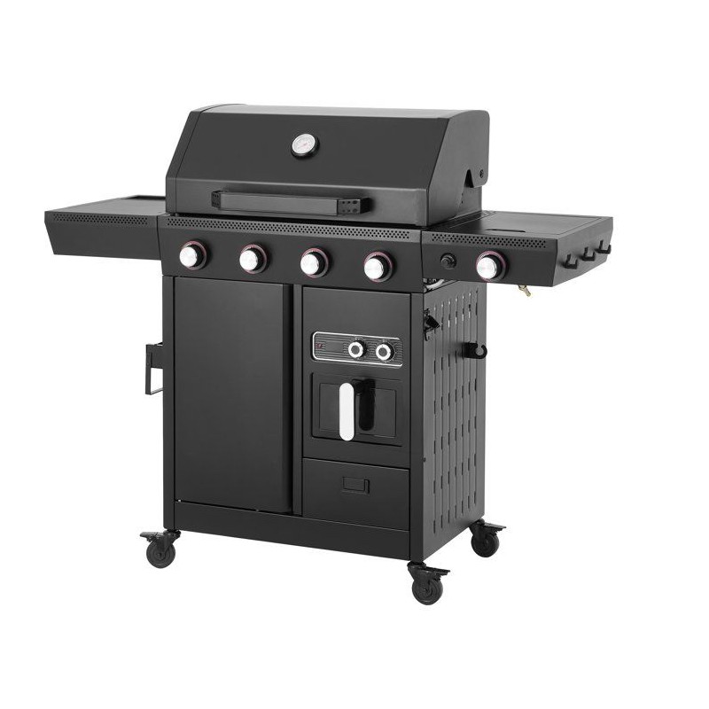 Barbecue a gaz - Cookingbox - Airgrill - 4 brûleurs - Fonction Air Fr