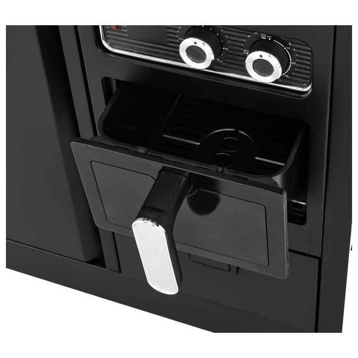Barbecue a gaz - Cookingbox - Airgrill - 4 brûleurs - Fonction Air Fryer - Cuve en acier - Grilles de cuisson en fonte émaill