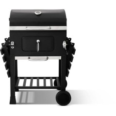 Barbecue charbon - Cookingbox - Clark - Ventilation réglable - Grille