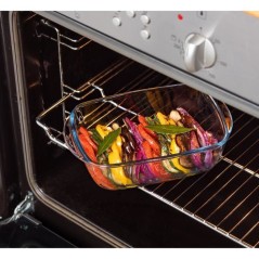Lot de 3 plats avec couvercle - PYREX - Cook & Store - Verre - Rectang