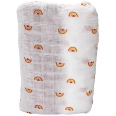 Lot de 2 draps housse bébé - SAUTHON - SUNLIGHT - 60 x 120 cm - Mous