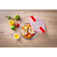 Lot de 5 Boîtes de conservation - PYREX - Cook & Heat - Verre - Couve