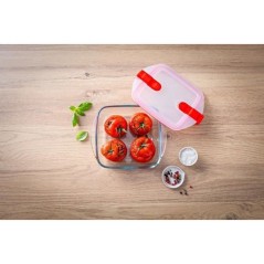 Lot de 5 Boîtes de conservation - PYREX - Cook & Heat - Verre - Couve