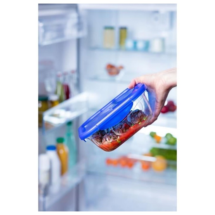 Lot de 3 Lunch Box - PYREX - Cook & Go - Verre - Rectangulaire - Couvercle hermétique - 0,8 L Lot de 3 Lunch Box - PYREX - Cook & Go - Verre - Rectangulaire - Couvercle hermétique - 0,8 L