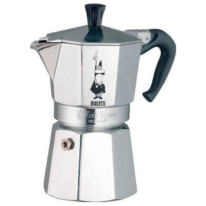 Cafetiere Italienne BIALETTI - Moka Express - Aluminium - 4 Tasses