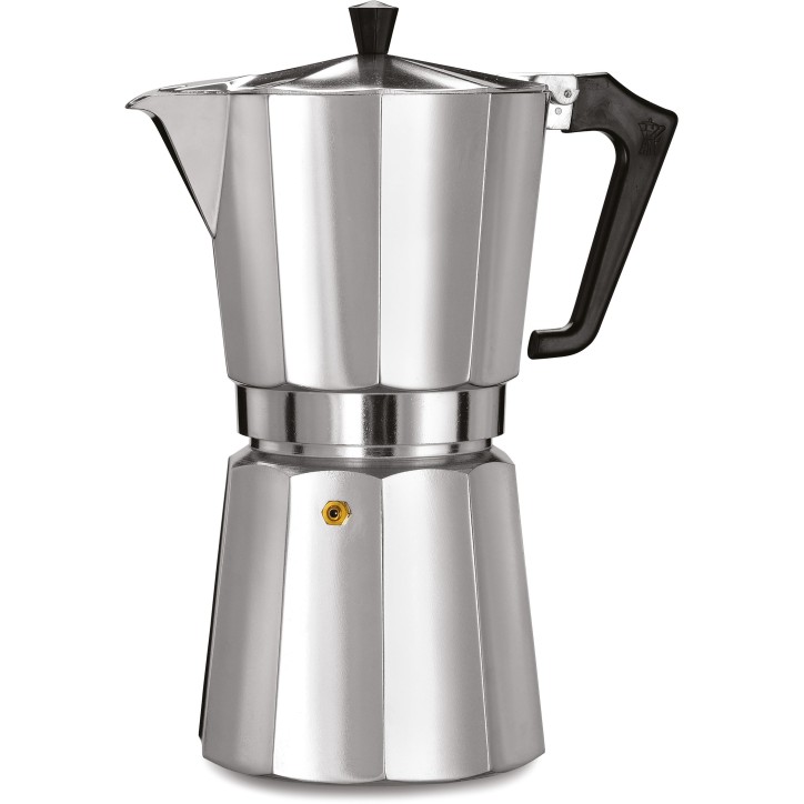 Cafetiere - Ghidini - ITALEXPRESS - Aluminium - 14 Tasses - Gris Cafetiere - Ghidini - ITALEXPRESS - Aluminium - 14 Tasses - Gris