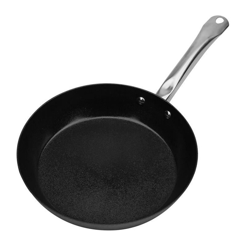 Poele AVANTI 24 cm - GSW - Acier Carbone - Induction - Anti-adhésif -