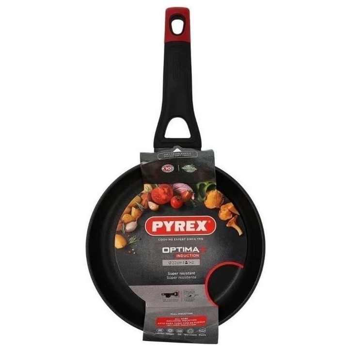Poele - PYREX - 1455016 - En aluminium forgé - Antiadhésif - 22 cm - Sans PFAS Poele - PYREX - 1455016 - En aluminium forgé - Antiadhésif - 22 cm - Sans PFAS