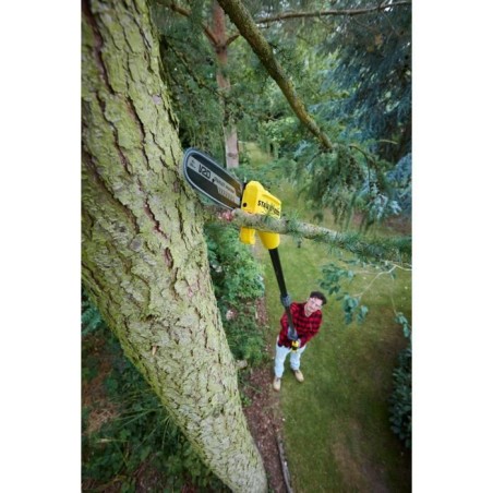 Élagueuse sur perche sans fil - Stanley Fatmax - SFMCPS415B-XJ - 18V - chaîne 20cm - Jusqu'a 4,5m - Sans batterie