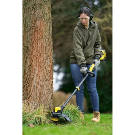 Coupe-bordure électrique sans fil + batterie 4Ah + chargeur - Stanley Fatmax - Brushless - SFMCSTB933M-QW - 18V - 33 cm