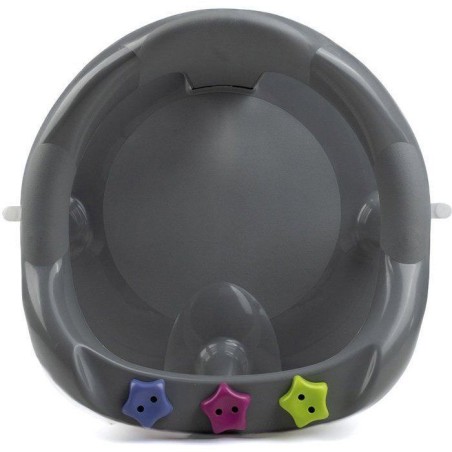 Anneau de bain - THERMOBABY - AQUABABY - De 7 a 16 mois - 3 jeux éducatifs - Gris taupe