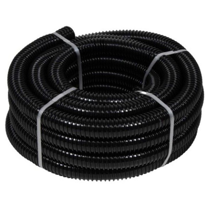 Tuyau spiralé - UBBINK - Ø32 mm (1¼) - Longueur 10 m - Résistant UV - Pression 1 bar Tuyau spiralé - UBBINK - Ø32 mm (1¼) - Longueur 10 m - Résistant UV - Pression 1 bar