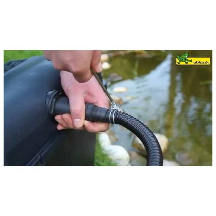 Tuyau spiralé - UBBINK - Ø32 mm (1¼) - Longueur 10 m - Résistant UV - Pression 1 bar Tuyau spiralé - UBBINK - Ø32 mm (1¼) - Longueur 10 m - Résistant UV - Pression 1 bar