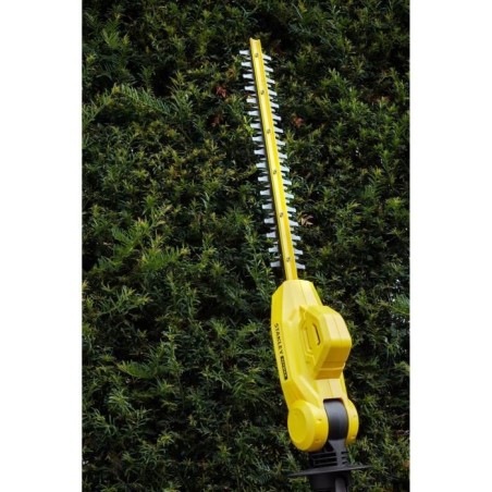 Taille haies sur perche sans fil + batterie 4Ah + chargeur - Stanley Fatmax - SFMCPH845M1-QW - 18V - Lame 45cm - Jusqu'a 3,4m