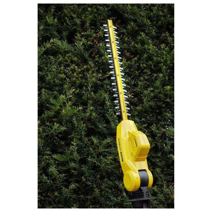 Taille haies sur perche sans fil + batterie 4Ah + chargeur - Stanley Fatmax - SFMCPH845M1-QW - 18V - Lame 45cm - Jusqu'a 3,4m Taille haies sur perche sans fil + batterie 4Ah + chargeur - Stanley Fatmax - SFMCPH845M1-QW - 18V - Lame 45cm - Jusqu'a 3,4m
