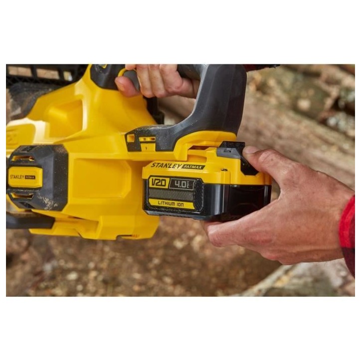 Tronçonneuse éléctrique sans fil - Stanley Fatmax - SFMCCS630B-XJ - 18V - 30cm - Sans batterie Tronçonneuse éléctrique sans fil - Stanley Fatmax - SFMCCS630B-XJ - 18V - 30cm - Sans batterie